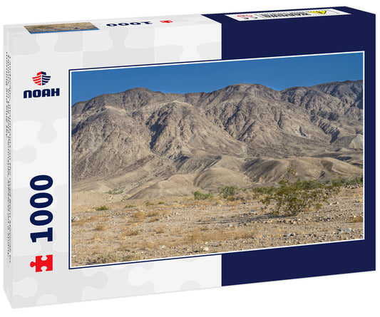 Landscape, mountains on the road from Mexicali to Tijuana, on the Baja Peninsula, MEXICO on a sunny morning and blue sky