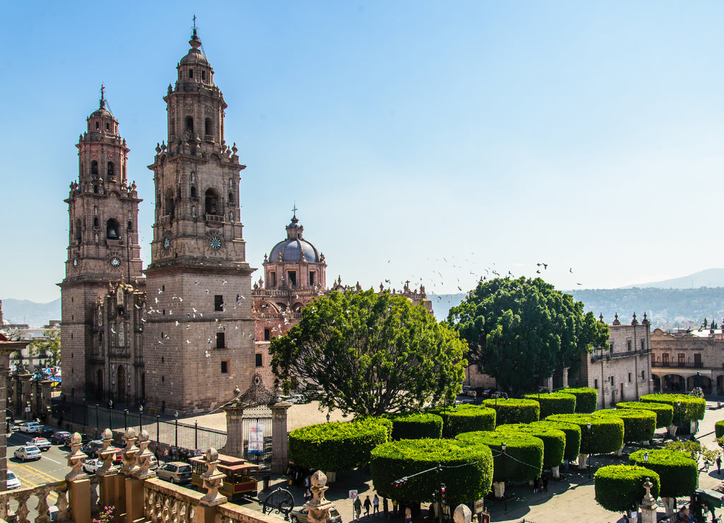 Cathedral of Morelia Michoacan, Mexico