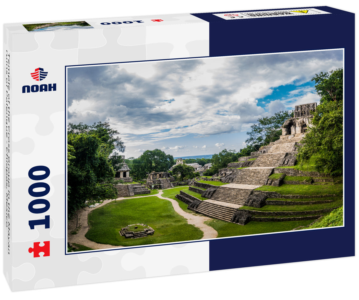 Temple of the Cross Group in the Mayan ruins of Palenque - Chiapas, Mexico