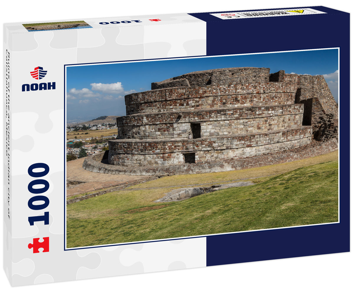 Ruins of the ancient Indian city of Calixtlahuaca, Mexico