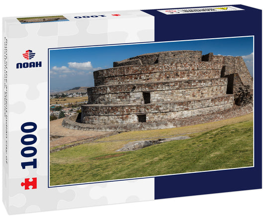 Ruins of the ancient Indian city of Calixtlahuaca, Mexico