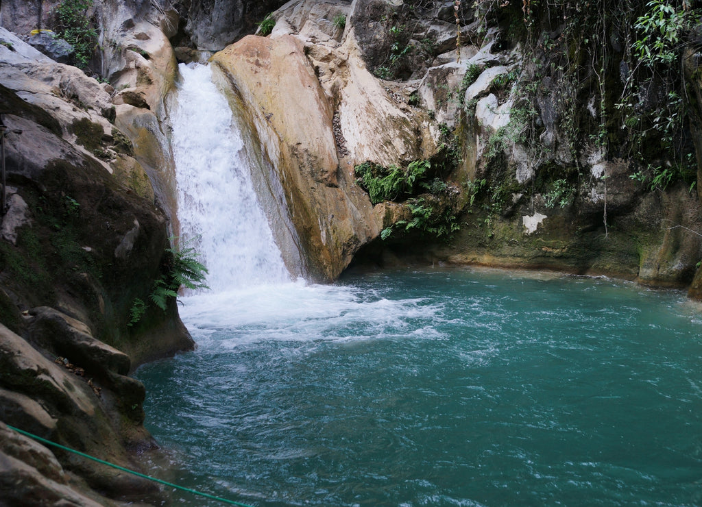 Blue pools of Atzala, Taxco, Mexico