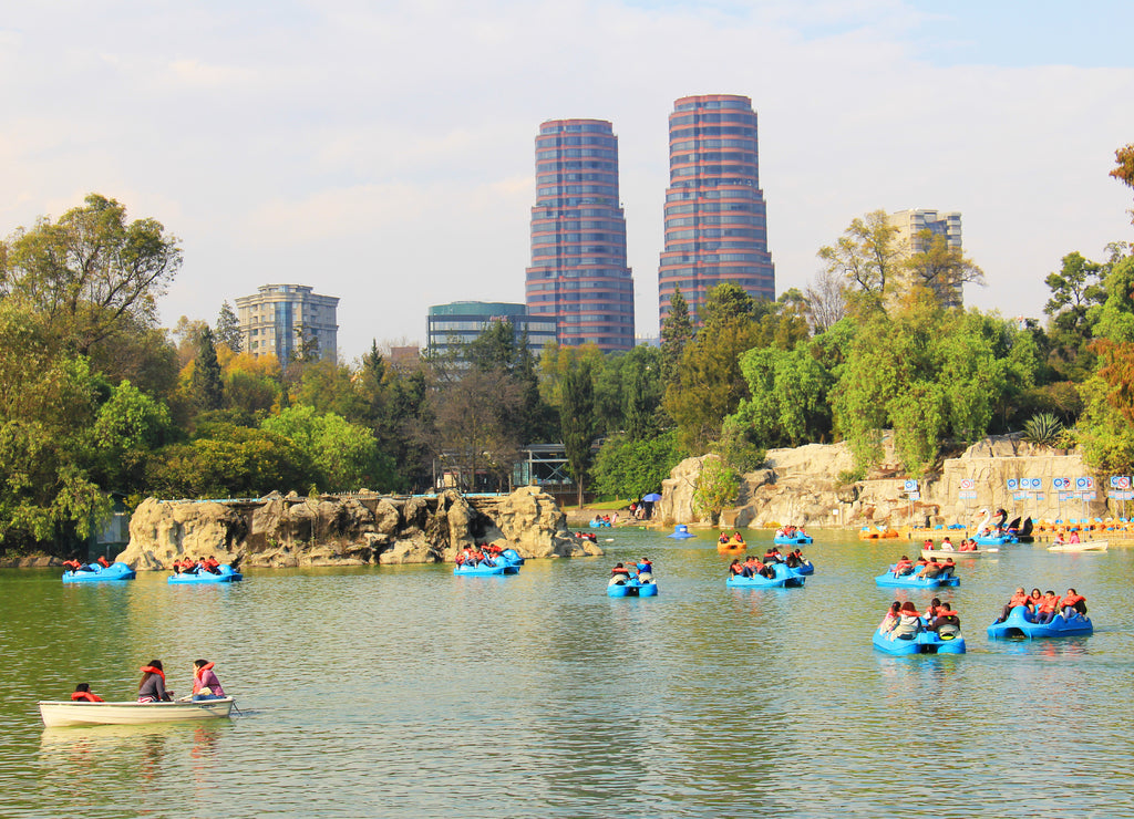 Chapultepec Mexico City Park Lake