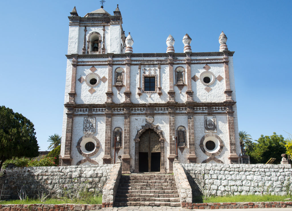 Mission San Ignacio Kadakaamn, founded by Jesuit missionary Juan Bautista de Luyando in 1728 on the site of the present-day town of San Ignacio, Baja California Sur, Mexico