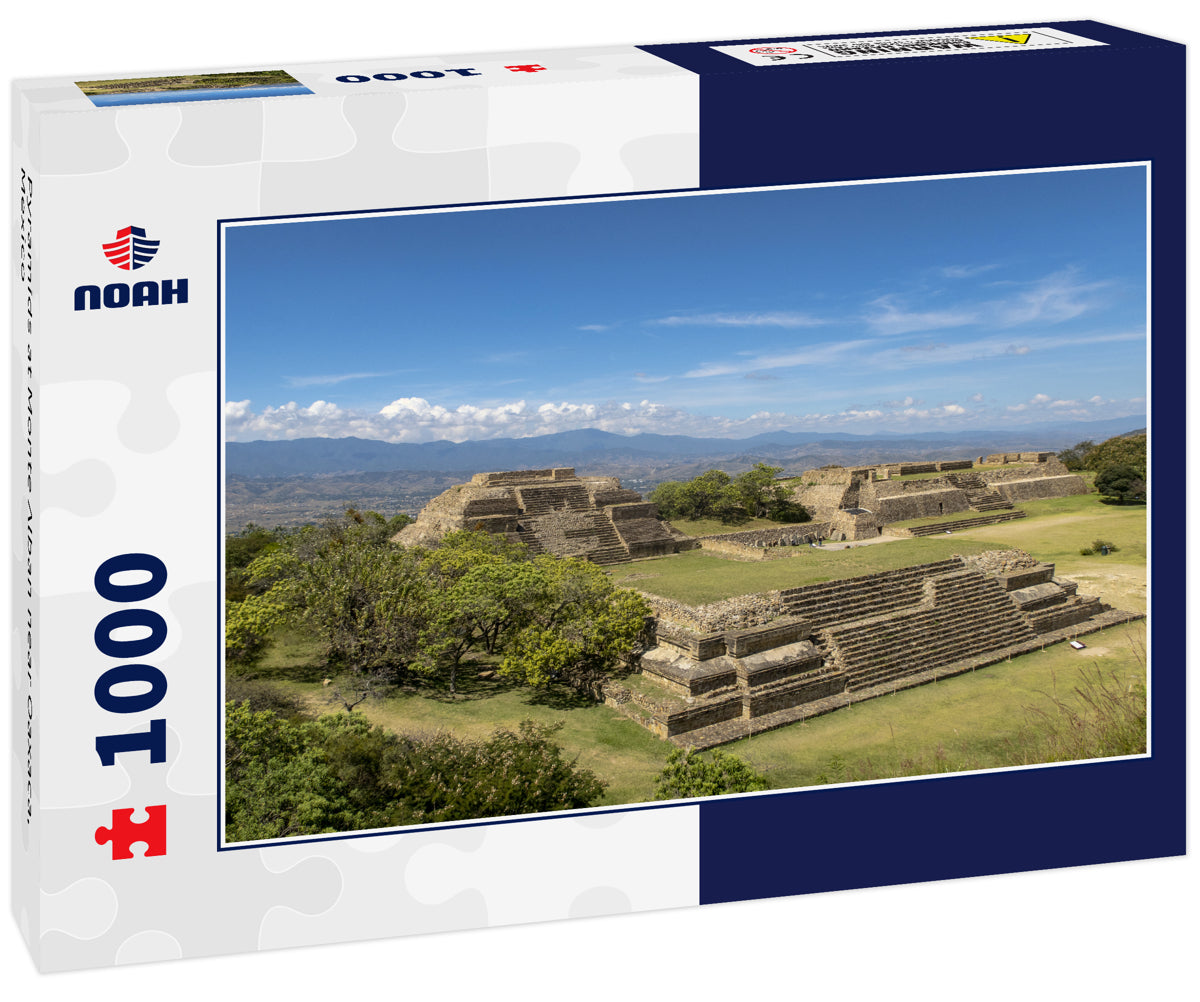 Pyramids at Monte Alban near Oaxaca, Mexico