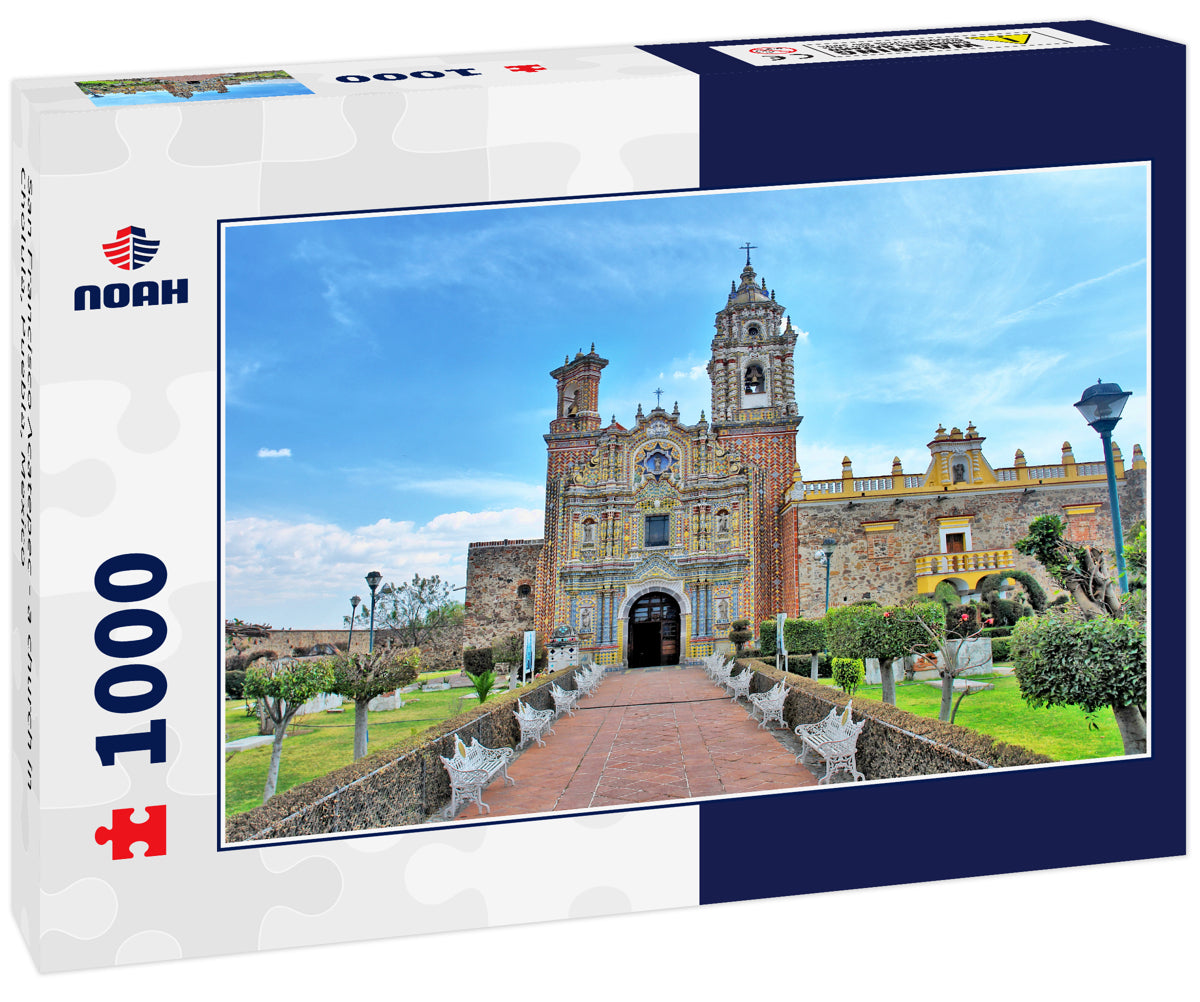 San Francisco Acatepec - a church in Cholula, Puebla, Mexico