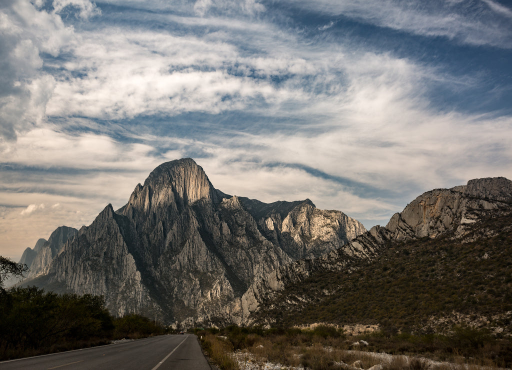 La Huasteca mountains in Monterrey, Mexico