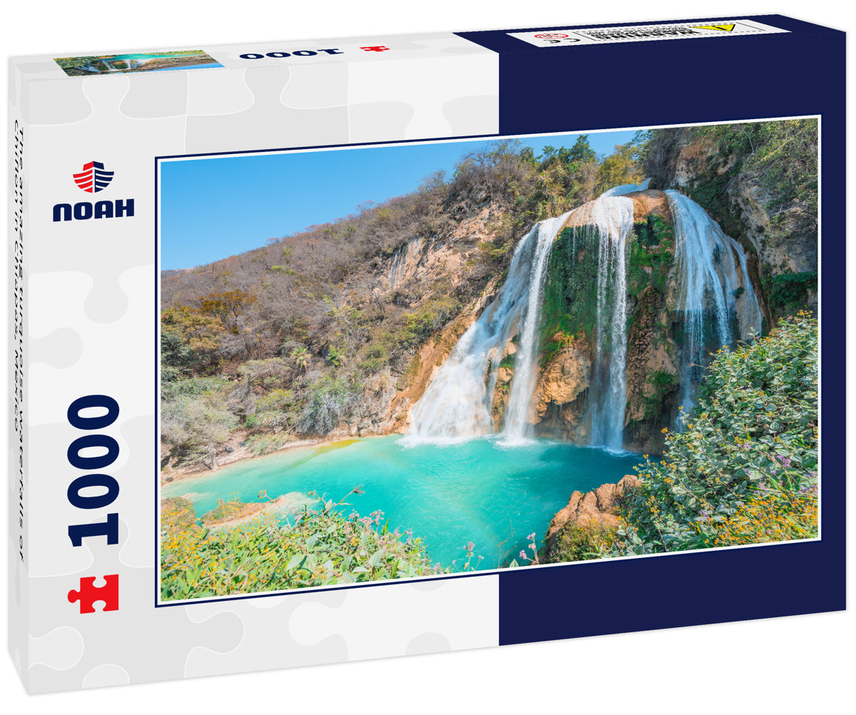 The amazing turquoise waterfalls of Chiflon in Chiapas, Mexico