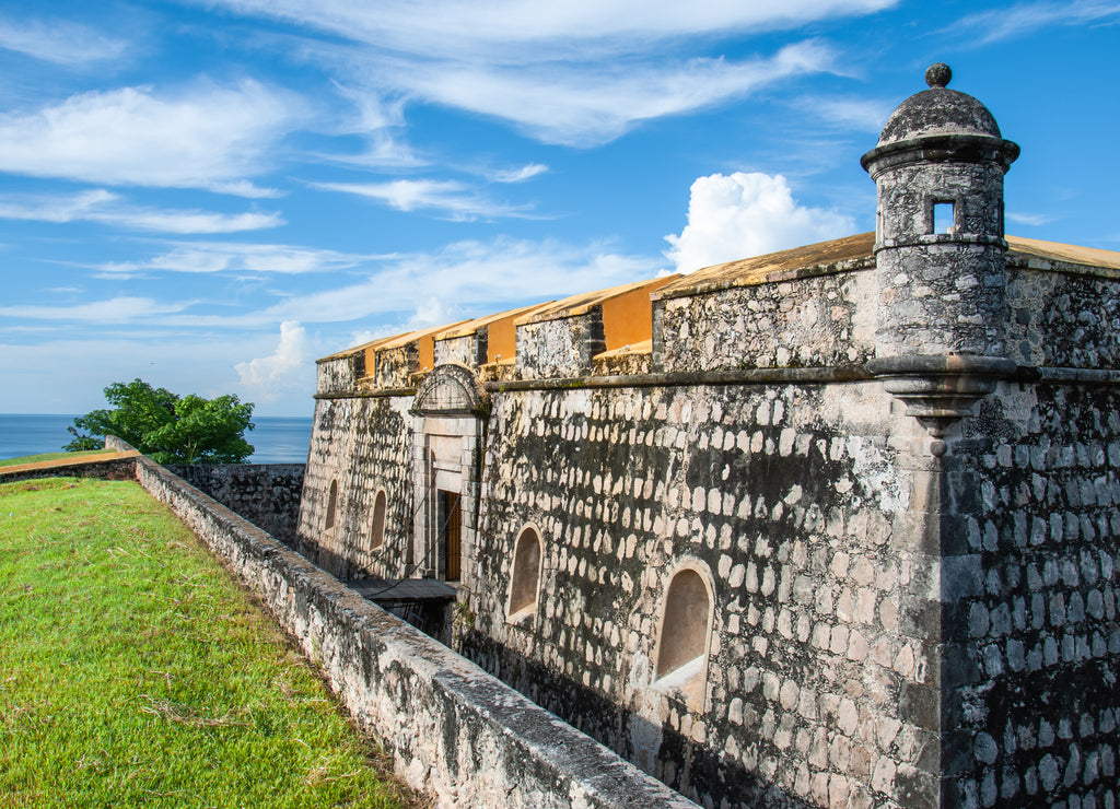 Bulwark of Fuerte de San Miguel in Campeche Mexico