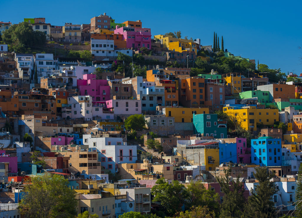 Houses in Guanajuato Mexico