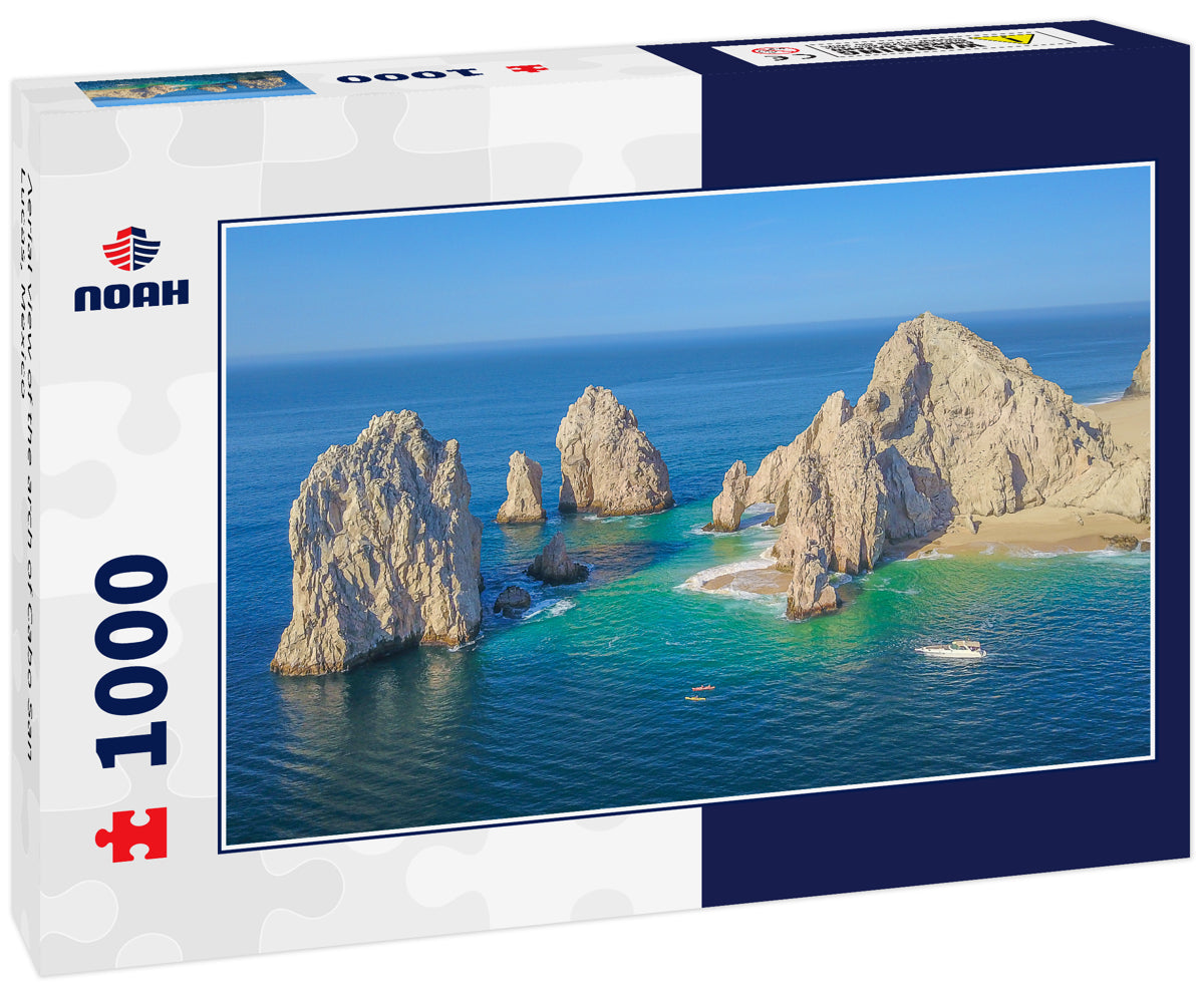 Aerial view of the arch of Cabo San Lucas, Mexico