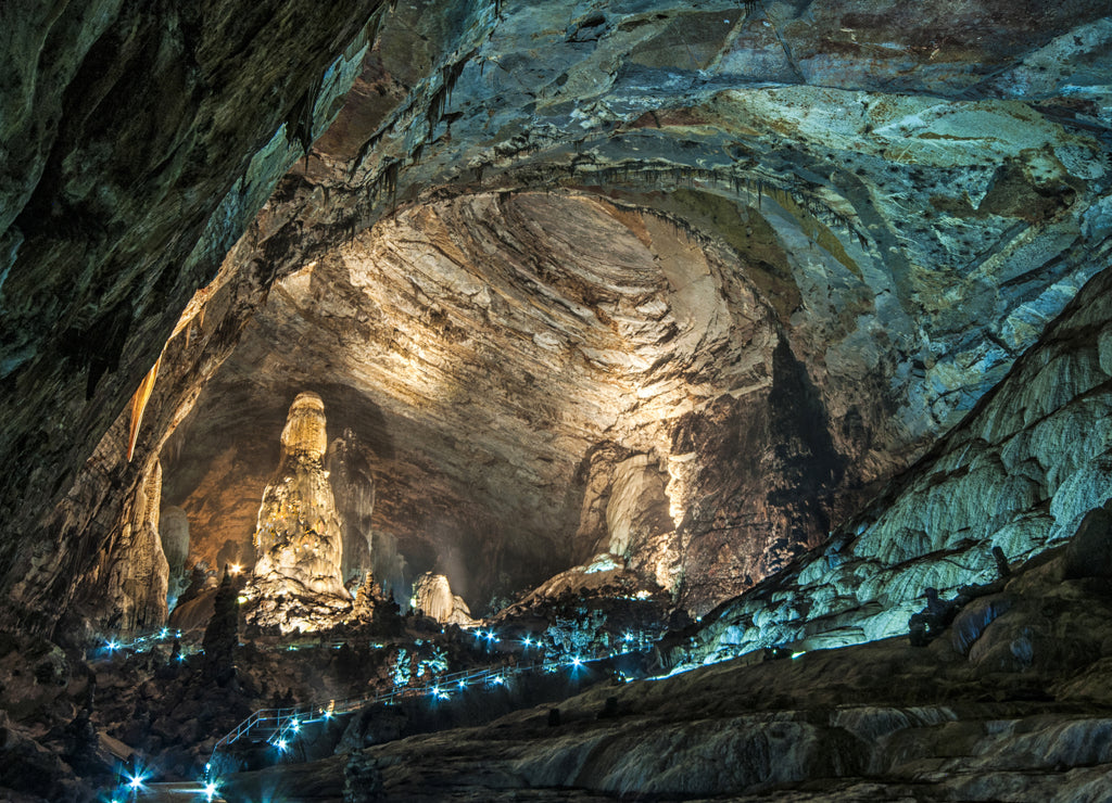 Cacahuamilpa Caves National Park in Taxco, Guerrero, Mexico