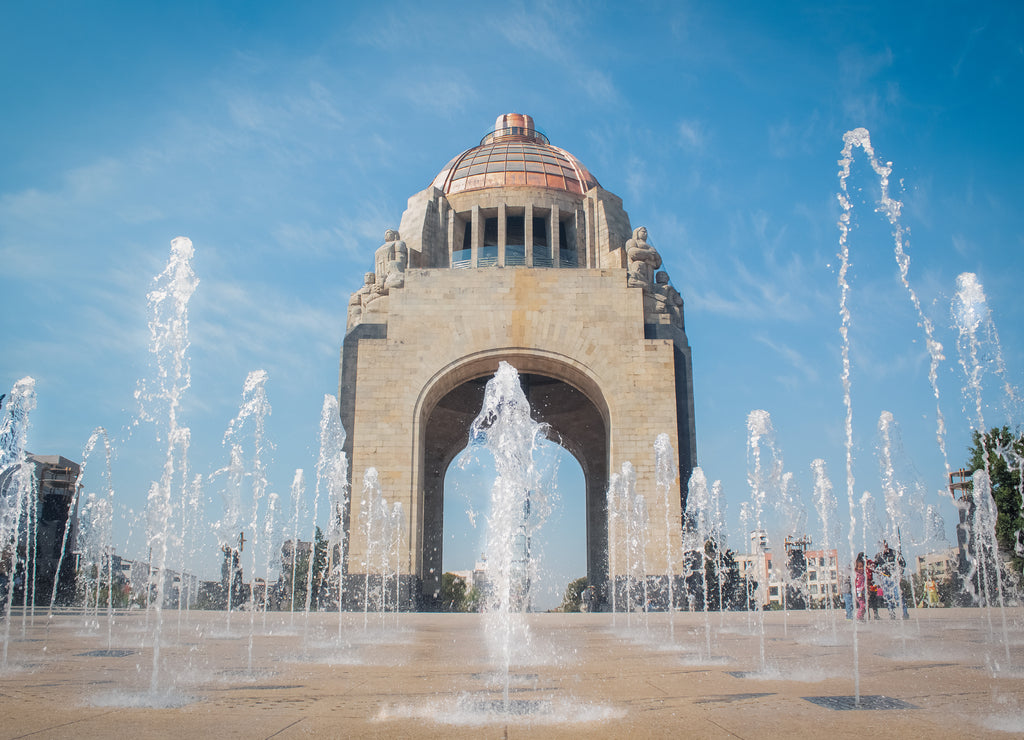 Revolución de Agua - Monumento a la Revolución, Mexico City