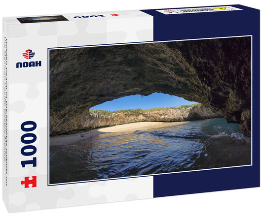 Hidden beach in the Marietas Islands on the Mexican Pacific Ocean, Mexico