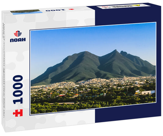 View of mountains against clear blue sky, Mexico