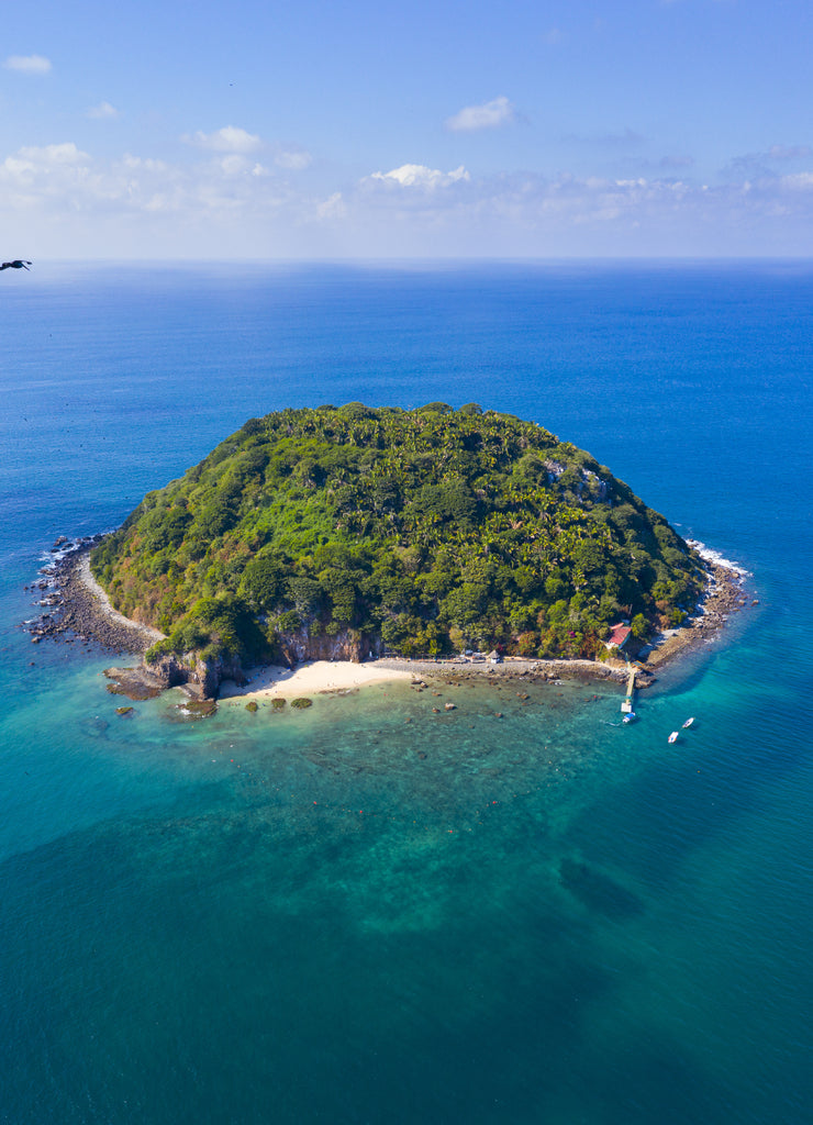 Coral Island, Rincon de Guayabitos, Municipality of Compostela, Pacific Ocean, Riviera Nayarit, State of Nayarit, Mexico