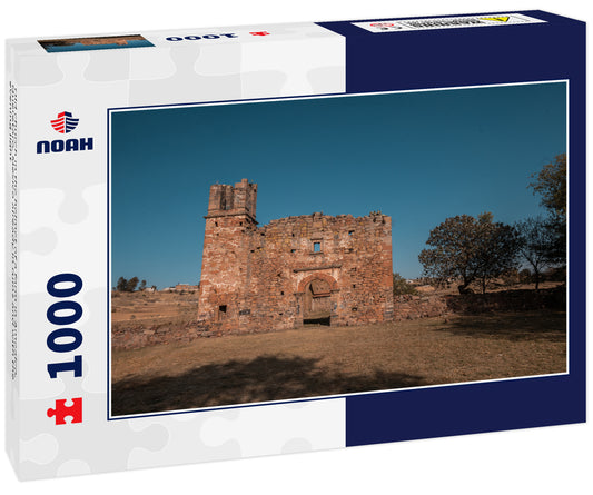 Old church in the helmet of a farm in Amealco, Queretaro, Mexico already in ruins and with the evening light