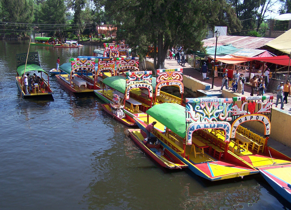 Boats of Xochimilco, Mexico City