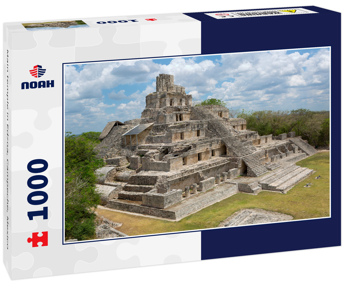 Main temple in Edzna, Campeche, Mexico