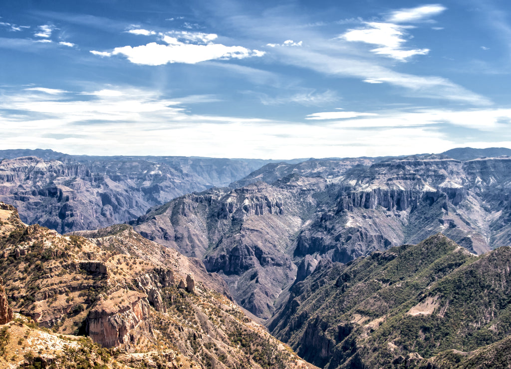 Landscape of Copper Canyon, Chihuahua, Mexico