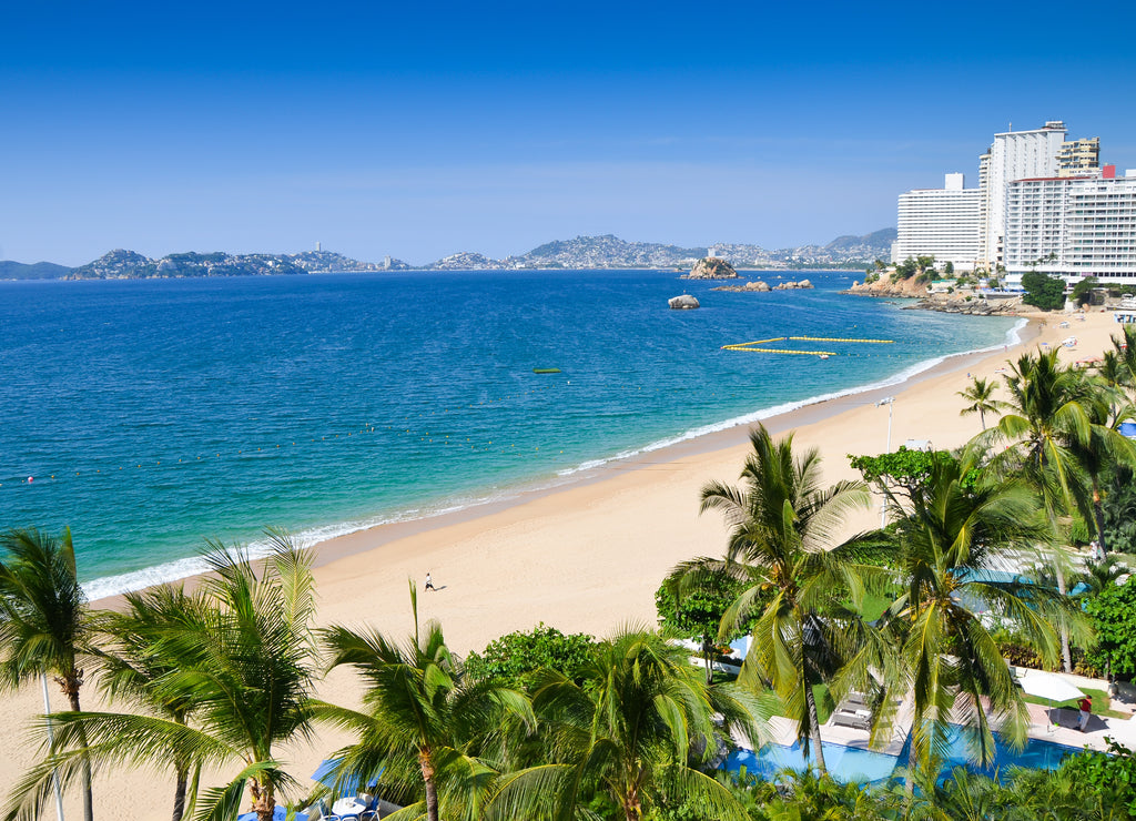 Acapulco beach, Mexico