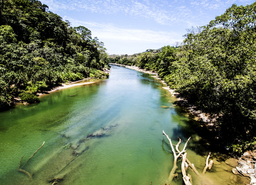 View of one of the rivers of Tabasco