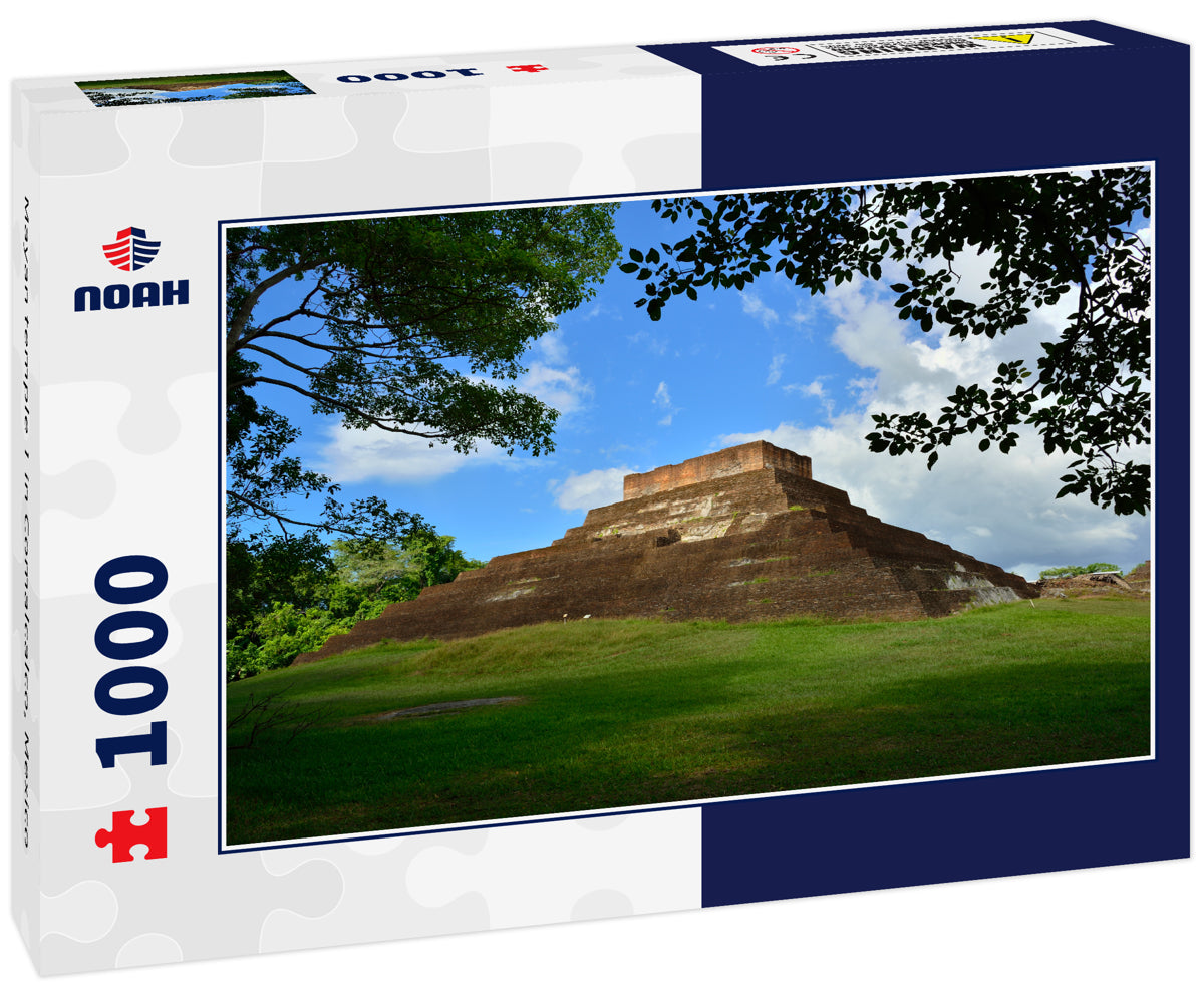 Mayan temple 1 in Comalcalco, Mexico