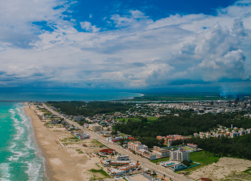 Miramar beach of Ciudad Madero Tamaulipas, Mexico