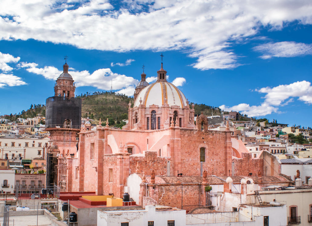 Cathedral of Our Lady of the Assumption of Zacatecas, Mexico. Unesco World Heritage Site.