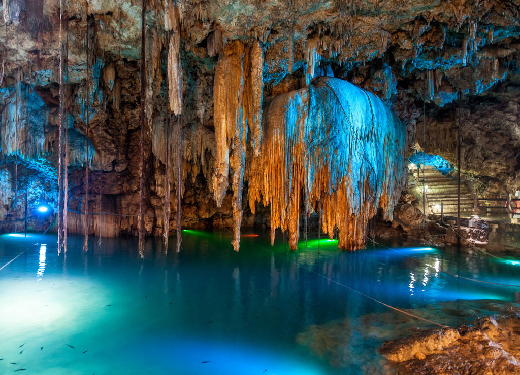 Cenote Dzitnup near Valladolid, Mexico