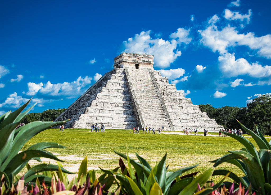 Chichen Itza, one of the most visited archaeological sites, Mexico