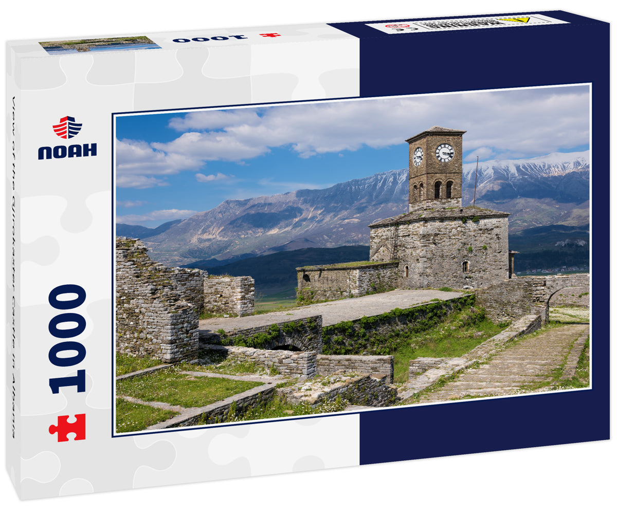 View of the Gjirokaster Castle in Albania