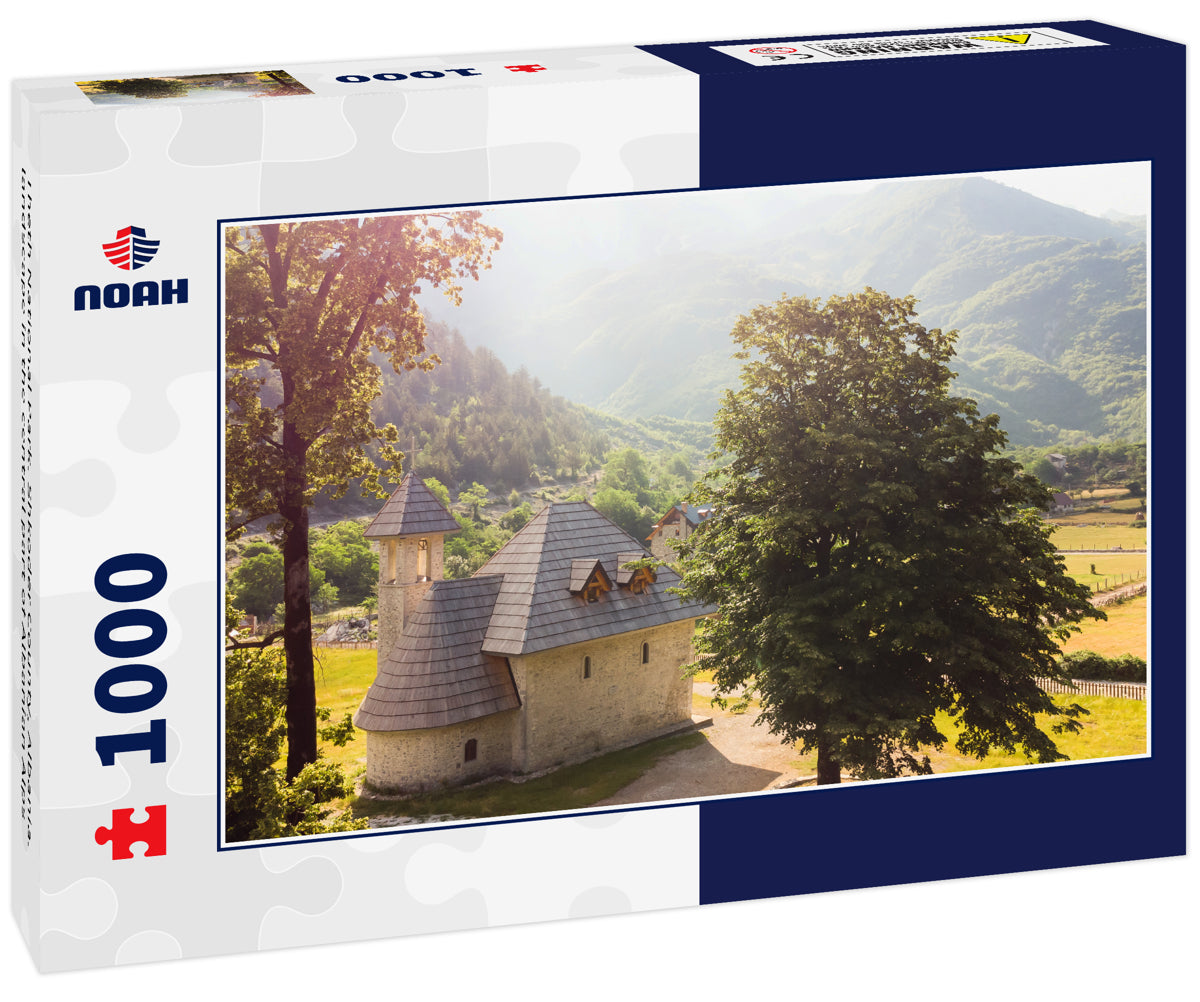 Theth National Park. Shkoder County, Albania. landscape in the central part of Albanian Alps