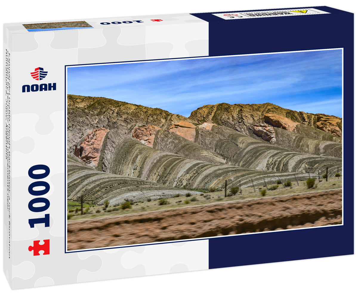 Espinar del Diablo (Devils Backbone), a rock formation created by tectonic plate movements near Humahuaca, Jujuy, Argentina