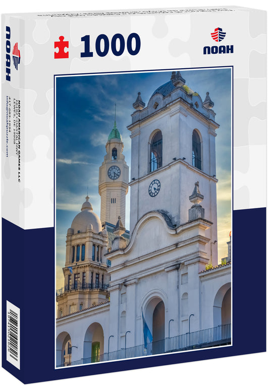 The historical colonial-era Cabildo (old city hall), Plaza de Mayo, Buenos Aires, Argentina