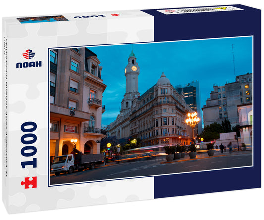 Downtown Buenos Aires Argentina at night