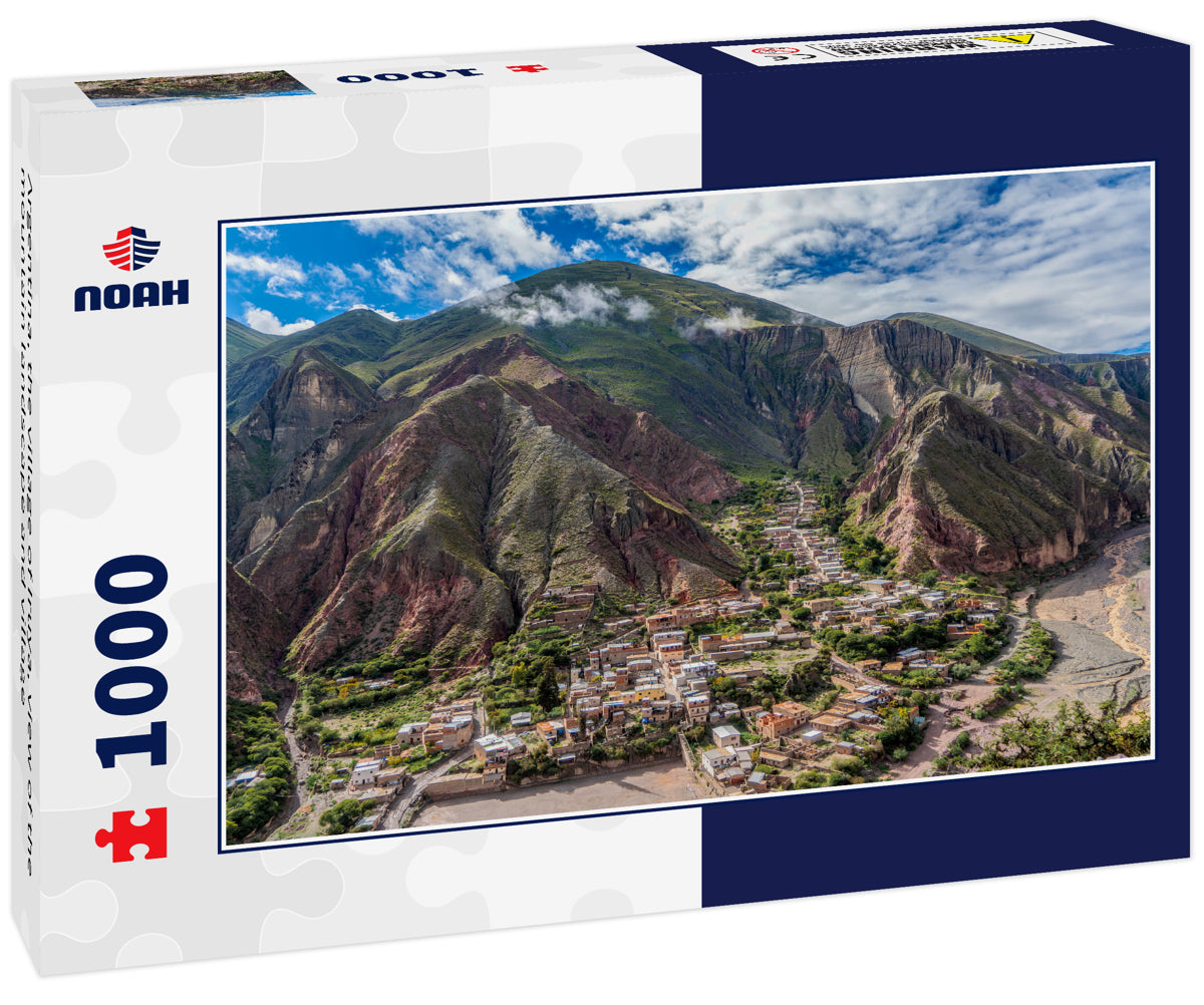 Argentina, the village of Iruya, view of the mountain landscape and village