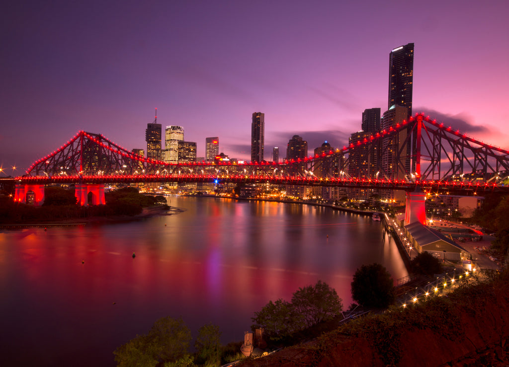 The Story Bridge in Brisbane, QLD - Australia