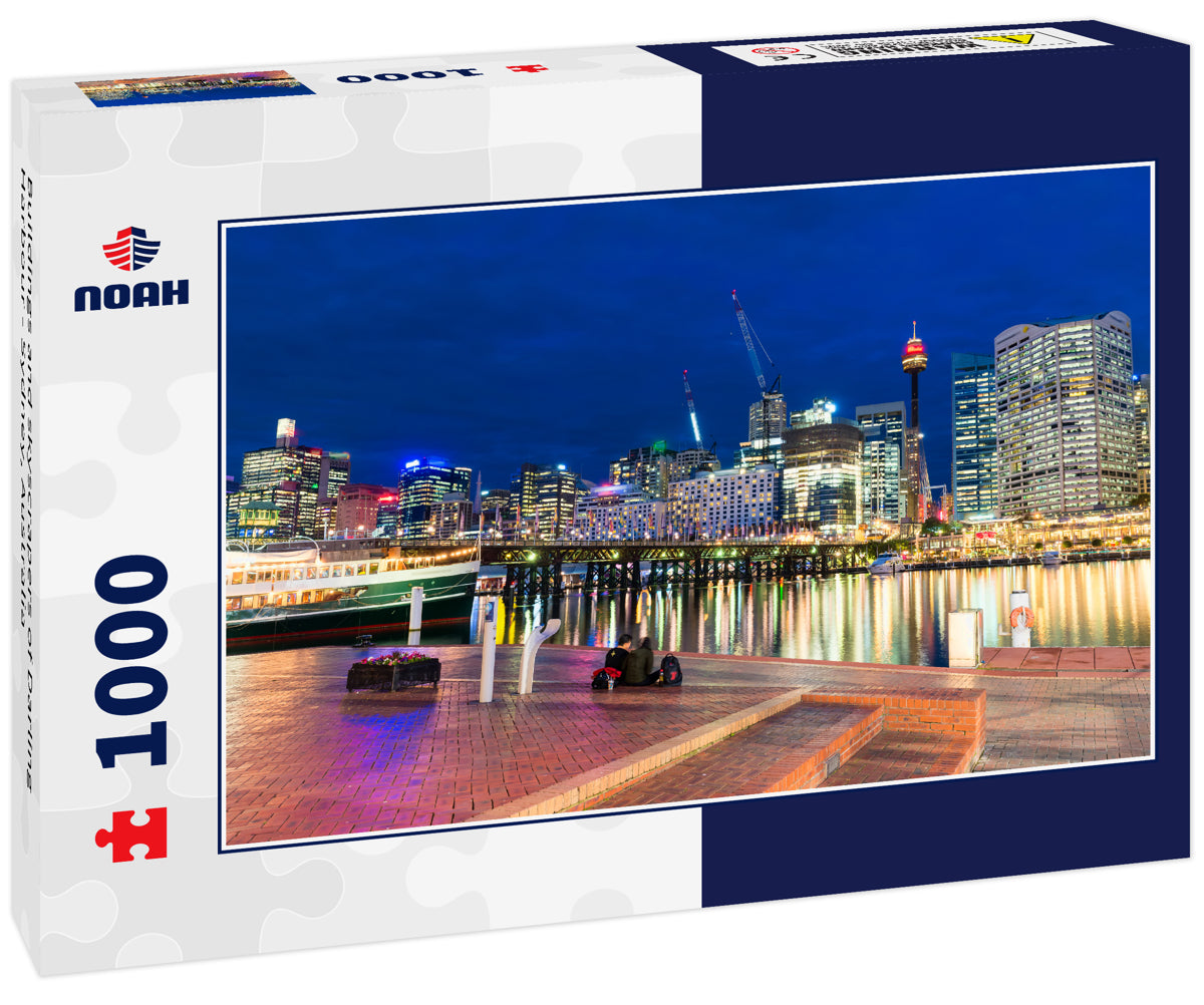 Buildings and skyscrapers of Darling Harbour - Sydney, Australia