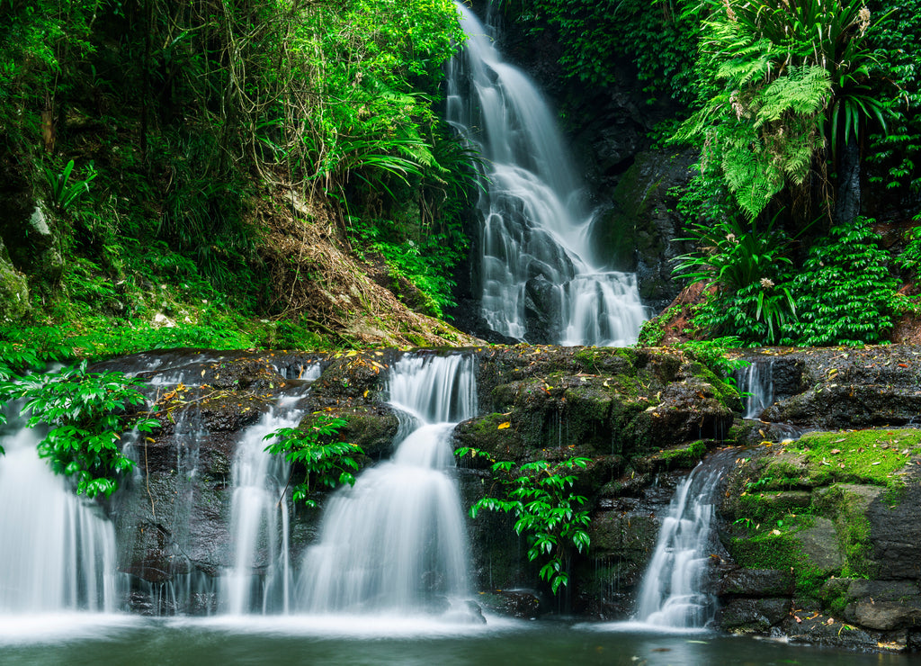 Waterfall in Lamington National Park in Queensland, Australia