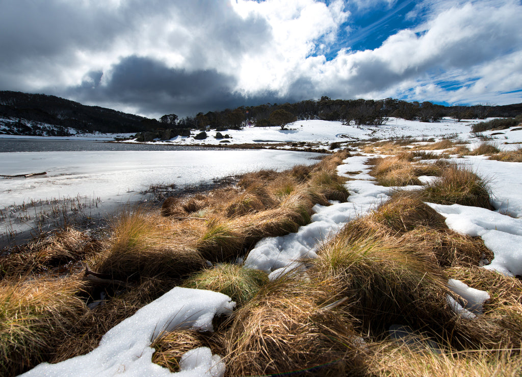 Snow moutains in Kosciuszko National Park, Australia
