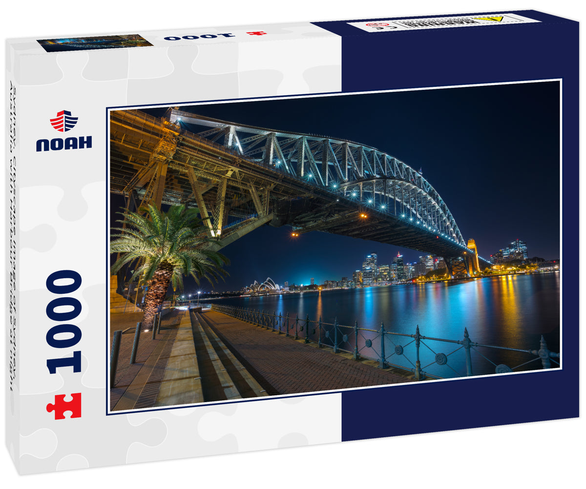 Sydney. Cityscape image of Sydney, Australia with Harbour Bridge at night