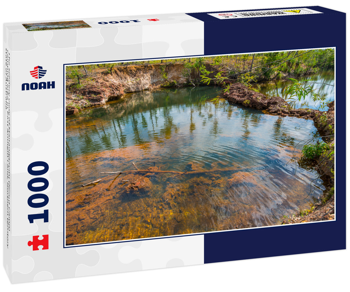 The scenery view of Mananggaymi (Scout Camp) camping area in East Arnhem Land, Northern territory state of Australia