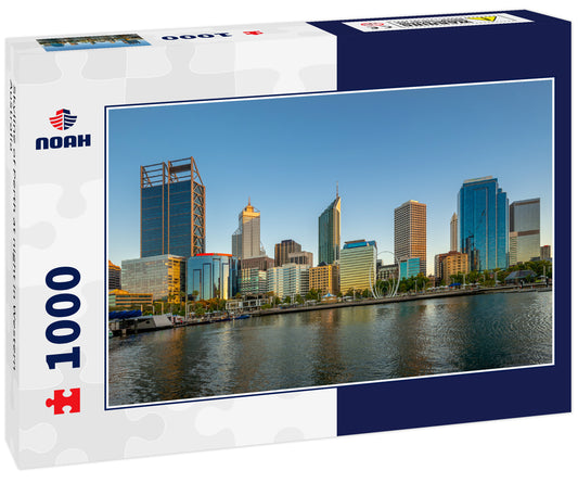 Skyline of Perth at night in Western Australia