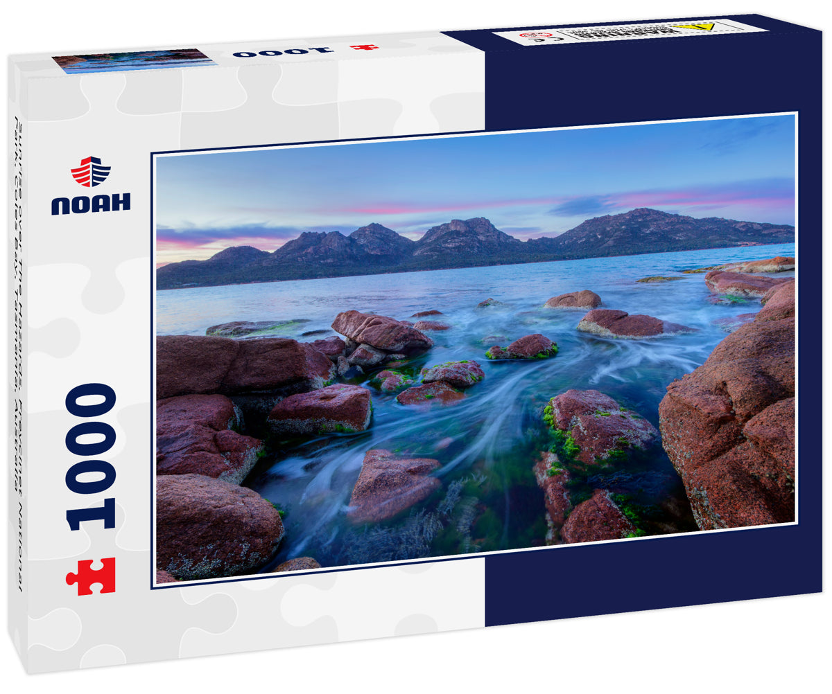 Sunrise over The Hazards, Freycinet National Park, Coles Bay, Tasmania, Australia