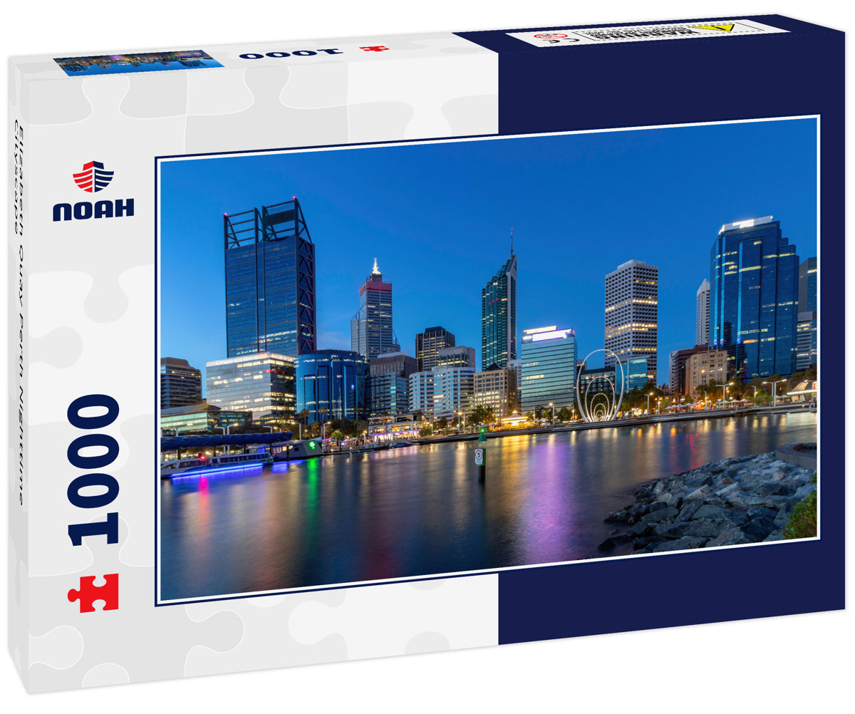 Elizabeth Quay Perth Nighttime Cityscape