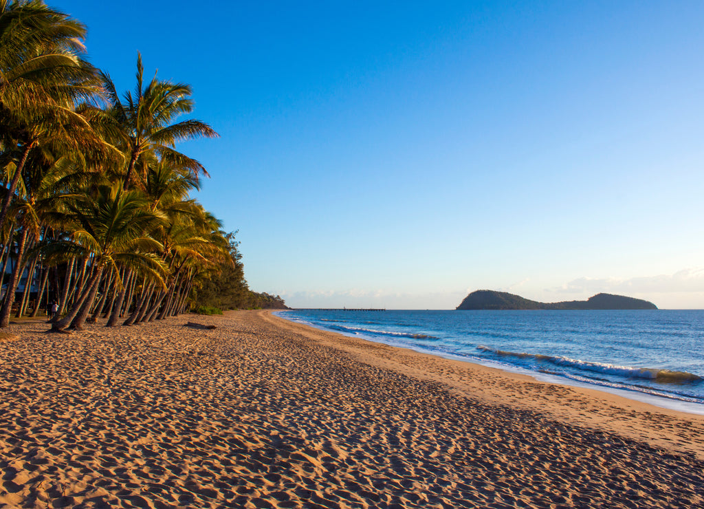 Beautiful Palm Cove beach near Cairns in Far North Queensland, Australia
