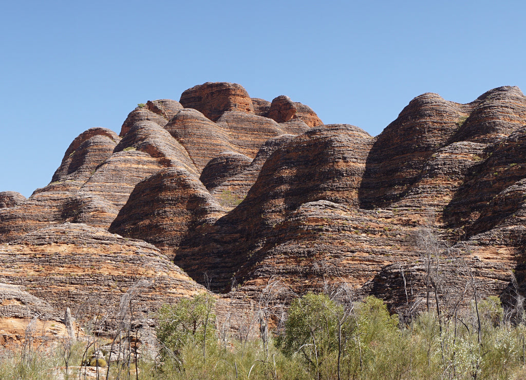 Bungle Bungle Range Beehive Mountain Range in the Purnululu National Park in East Kimberley, Western Australia