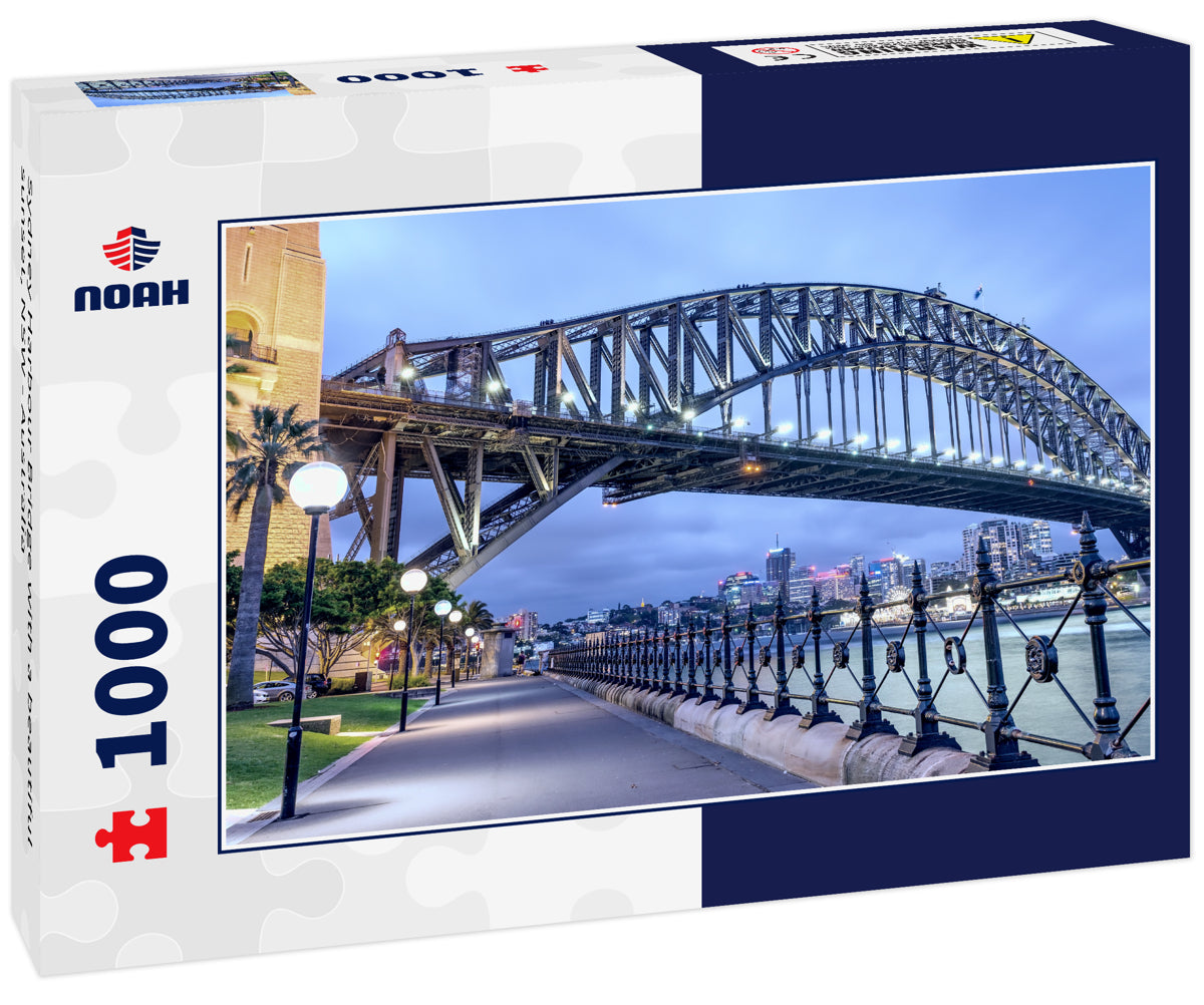 Sydney Harbour Bridge with a beautiful sunset, NSW - Australia