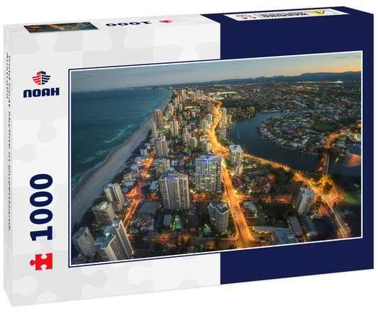 Gold Coat Skyline in Queensland, Australia